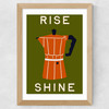 Rise and Shine Wide Oak Frame