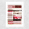 Lined by Francesca Iannaccone Narrow White Frame