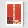 Japanese Typo 1 Medium White Frame