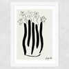 Abstract Vase Wide White Frame