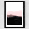 Mountain Horizon I Wide Black Frame