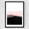 Mountain Horizon I Medium Black Frame