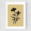 Mono Botanical 3 Medium White Frame