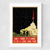 Rocket Man Medium White Frame
