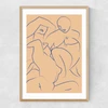 Pyjama party Narrow Oak Frame