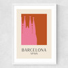 Barcelona by Inoui Medium White Frame