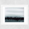 Blurred Landscape Wide White Frame