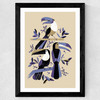 Toucans Wide Black Frame