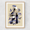 Toucans Narrow Oak Frame
