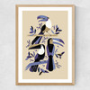 Toucans Medium Oak Frame