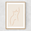 Lovely Lady Narrow Oak Frame