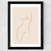 Lovely Lady Wide Black Frame