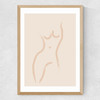 Lovely Lady Medium Oak Frame