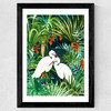 To Me, You're The Perfect Heron Wide Black Frame
