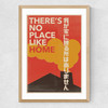 Japanese Typo 2 Medium Oak Frame