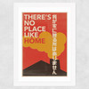Japanese Typo 2 Wide White Frame