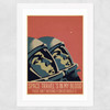 Another Girl Another Planet Wide White Frame