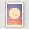 Le Soleil by Dicky Bird Narrow Oak Frame