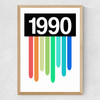 Rainbow Light 1990 Medium Oak Frame