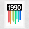 Rainbow Light 1990 Wide White Frame