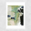 Green II Narrow White Frame