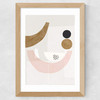 Balancing II Wide Oak Frame