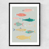 Fish Narrow Black Frame