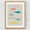 Fish Wide Oak Frame