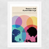 How Soon Is Now Wide White Frame