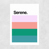 Serene EARTH Unframed Print