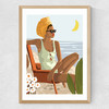 Moon Child Medium Oak Frame