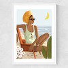 Moon Child Medium White Frame