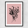 Mono Botanical 2 Narrow Black Frame