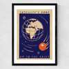 Satellite of Love Medium Black Frame