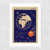 Satellite of Love Narrow White Frame