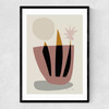 House Plant by Dan Hobday Narrow Black Frame
