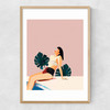 Sunday by 83 Oranges Narrow Oak Frame