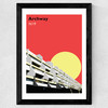 Archway Wide Black Frame