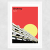 Archway Wide White Frame