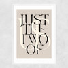 Just The Two Of Us Narrow White Frame