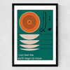 She Bangs the Drums Medium Black Frame