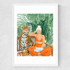 Jungle Vacay II by 83 Oranges Medium White Frame