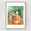 Jungle Vacay II by 83 Oranges Narrow Oak Frame
