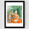 Jungle Vacay II by 83 Oranges Wide Black Frame