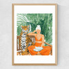 Jungle Vacay II by 83 Oranges Medium Oak Frame