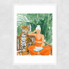 Jungle Vacay II by 83 Oranges Narrow White Frame