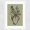 Mono Botanical 9 Wide White Frame