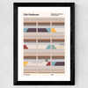 Cite Radieuse Wide Black Frame
