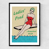 Ladies Pond Lido Narrow Black Frame