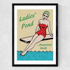 Ladies Pond Lido Medium Black Frame